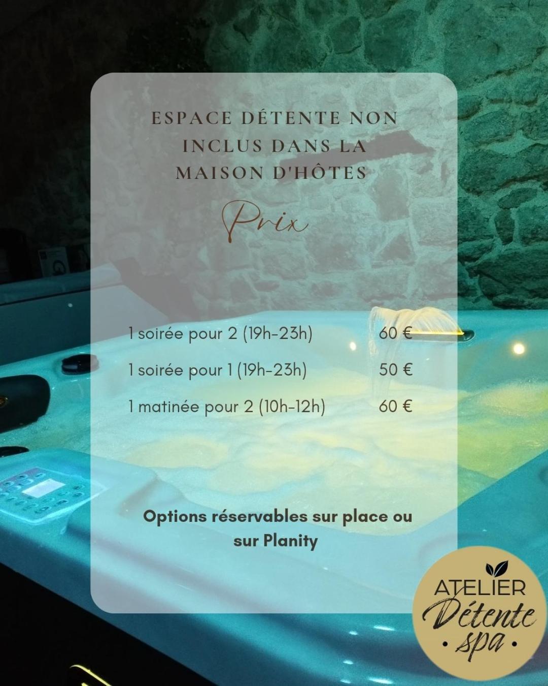 L'Atelier Detente Et Spa Caudrot Kültér fotó